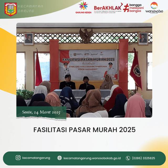 Fasilitasi Pasar Murah 2025